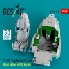 RESKIT RSU48-0516 F-35C Lightning II cockpit (Basic edition with 3D decals) for Tamiya kit (3D Printed) (1/48)